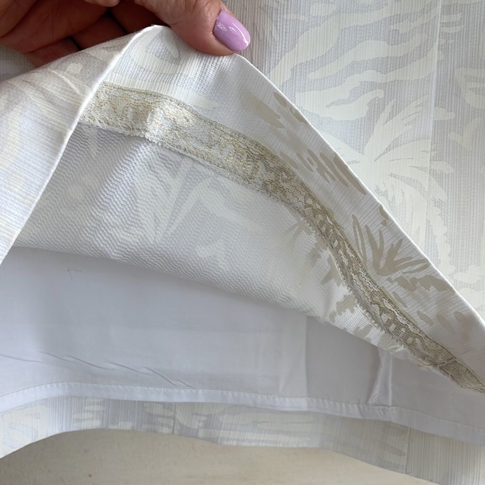 Lilly Pulitzer Leigh Stretch Shift Resort White Seacret Island size 2 - Picture 7 of 10